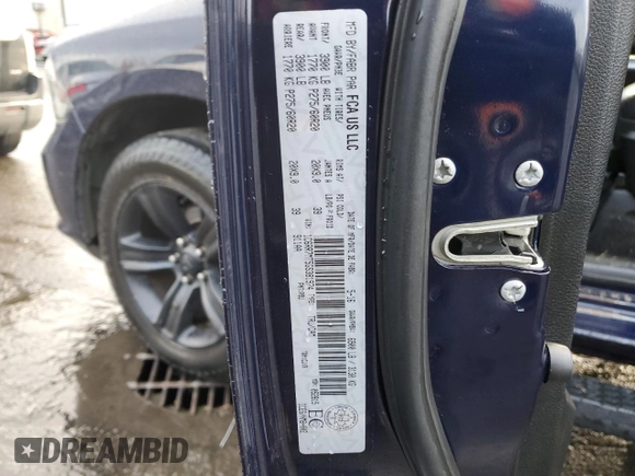 2016 Ram 1500 Sport with VIN 1C6RR7MT5GS381974, listed as a Copart auction lot 81850024 with 96,312 mi miles and Salvage title. Bid and sale history available at DreamBid. Image 12.