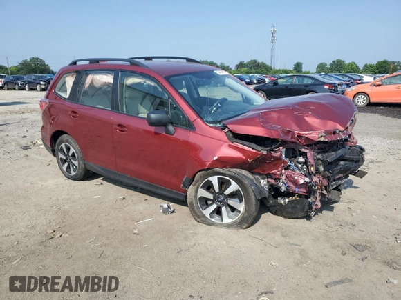 2018 Subaru Forester with VIN JF2SJABC9JH495550, listed as a Copart auction lot 60464915 with 20,459 mi miles and Salvage title. Bid and sale history available at DreamBid. Image 4.