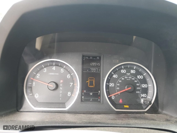 2007 Honda CR-V LX with VIN JHLRE48367C051318, listed as a Copart auction lot 53208725 with 128,545 mi miles and Salvage Title. Bid and sale history available at carsss.com. Image 9.