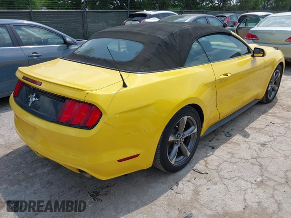2016 Ford Mustang V6 with VIN 1FATP8EM6G5216232, listed as a IAAI auction lot 41963249 with 58,500 mi miles and . Bid and sale history available at DreamBid. Image 4.