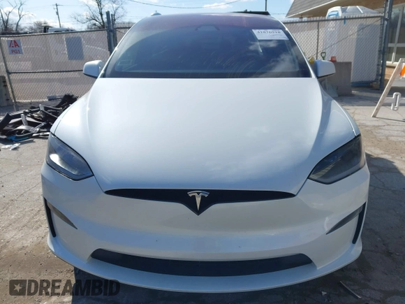 2023 Tesla Model X Plaid with VIN 7SAXCBE63PF405105, listed as a IAAI auction lot 41876918 with 22,475 mi miles and . Bid and sale history available at DreamBid. Image 13.