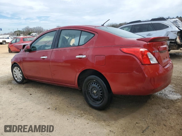 2014 Nissan Versa SV with VIN 3N1CN7AP7EL835030, listed as a Copart auction lot 46941215 with 126,436 mi miles and Non Repairable. Bid and sale history available at carsss.com. Image 2.