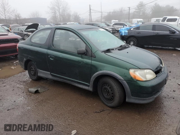 2000 Toyota ECHO with VIN JTDAT1231Y0041399, listed as a Copart auction lot 83774514 with 128,465 mi miles and Salvage Title. Bid and sale history available at DreamBid. Image 4.