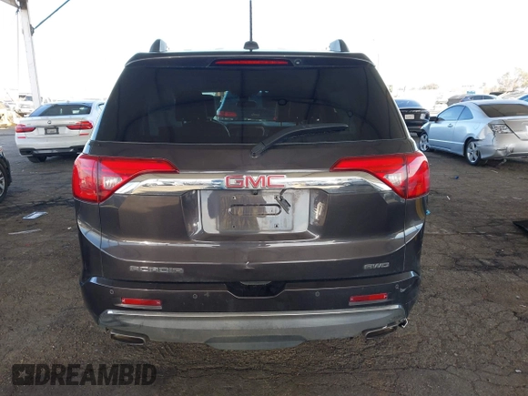 2018 GMC Acadia Denali with VIN 1GKKNXLS9JZ189703, listed as a IAAI auction lot 41603757 with 157,297 mi miles and . Bid and sale history available at DreamBid. Image 16.