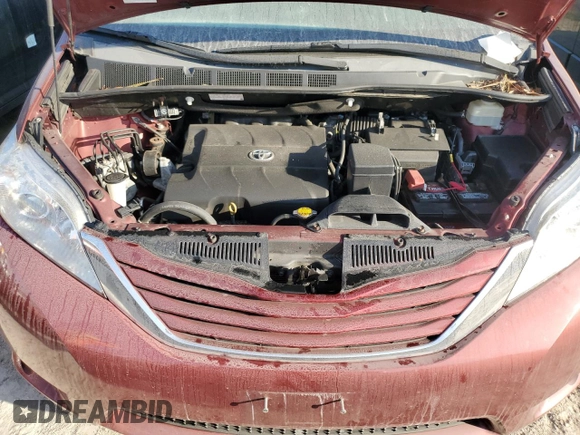 2016 Toyota Sienna LE with VIN 5TDJK3DC4GS138362, listed as a Copart auction lot 74980834 with 0 mi miles and Non Repairable. Bid and sale history available at carsss.com. Image 12.