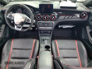 2017 Mercedes-Benz CLA 45 AMG with VIN WDDSJ5CB2HN455582, listed as a Copart auction lot 57314994 with Not Provided miles and Salvage Title. Bid and sale history available at DreamBid. Image 8.