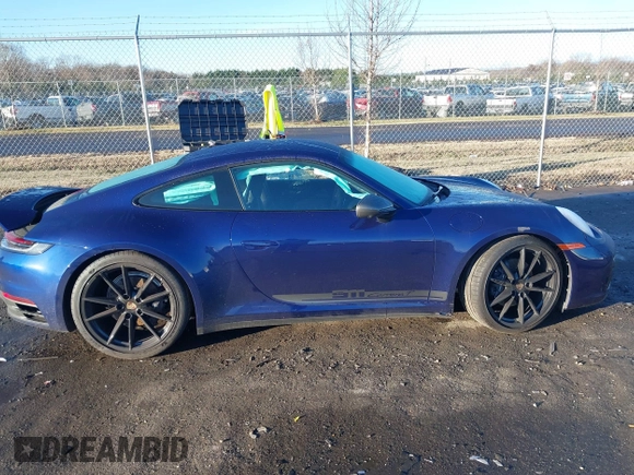 2024 Porsche 911 Carrera with VIN WP0AA2A94RS210144, listed as a IAAI auction lot 41196683 with 13,249 mi miles. Bid and sale history available at carsss.com. Image 13.