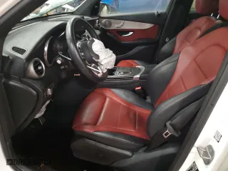 2020 Mercedes-Benz GLC with VIN WDC0G8EB0LF726828, listed as a Copart auction lot 43461195 with 0 mi miles and Salvage Title. Bid and sale history available at carsss.com. Image 7.