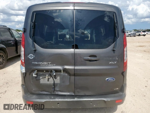 2021 Ford Transit Connect XLT with VIN NM0GS9F27M1500319, listed as a Copart auction lot 62671015 with 119,535 mi miles and Clean title. Bid and sale history available at DreamBid. Image 6.