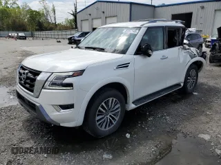 2023 Nissan Armada SL with VIN JN8AY2BC2P9180365, listed as a Copart auction lot 50867145 with 8,729 mi miles and Non Repairable. Bid and sale history available at carsss.com. Image 1.