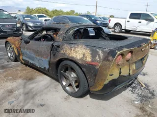 2007 Chevrolet Corvette with VIN 1G1YY25UX75121708, listed as a IAAI auction lot 41955461 with 1 mi miles. Bid and sale history available at carsss.com. Image 3.