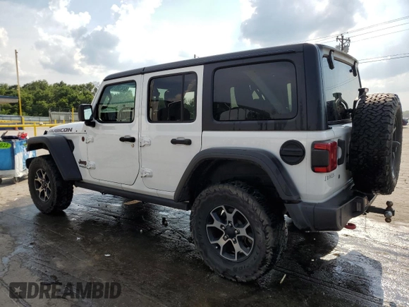 2019 Jeep Wrangler Unlimited Rubicon with VIN 1C4HJXFGXKW613269, listed as a Copart auction lot 62428605 with 56,270 mi miles and Salvage title. Bid and sale history available at DreamBid. Image 2.