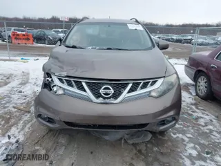2013 Nissan Murano SL with VIN JN8AZ1MW8DW300214, listed as a IAAI auction lot 41403116 with 201,850 mi miles. Bid and sale history available at carsss.com. Image 12.
