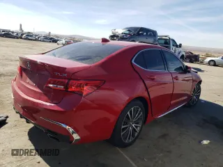 2018 Acura TLX Advance with VIN 19UUB2F79JA000376, listed as a Copart auction lot 43518515 with 30,926 mi miles and Salvage Title. Bid and sale history available at DreamBid. Image 3.