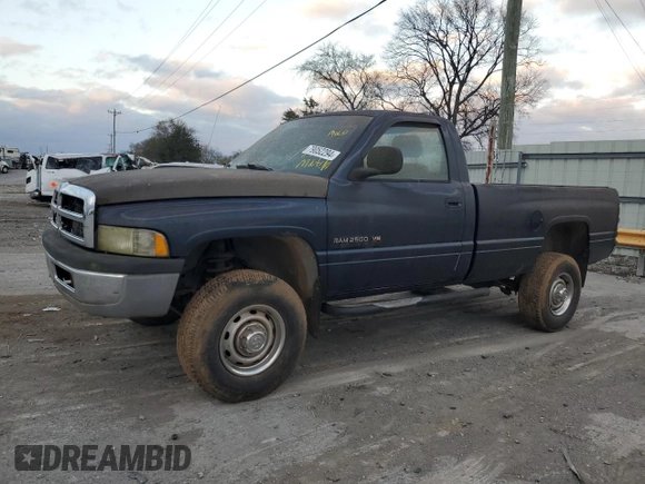 2001 Dodge 2500 z VIN 3B7KF26Z51M560104, wystawiony jako Copart lot #79052294 z przebiegiem Nie podano mil oraz Czysty tytuł • Clean title. Historia ofert i sprzedaży dostępna na DreamBid. Obrazek 1.