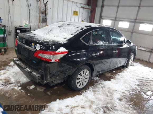 2014 Nissan Sentra SR with VIN 3N1AB7AP8EY292175, listed as a IAAI auction lot 41597534 with 143,030 mi miles and . Bid and sale history available at DreamBid. Image 4.