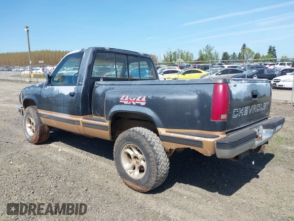 1989 Chevrolet Silverado 1500 with VIN 1GCDK14Z7KZ258685, listed as a IAAI auction lot 42036576 with 62,150 mi miles and . Bid and sale history available at DreamBid. Image 3.