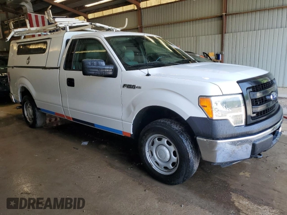 2013 Ford F-150 XL with VIN 1FTMF1EM7DKF33216, listed as a Copart auction lot 62517605 with 170,983 mi miles and Clean title. Bid and sale history available at DreamBid. Image 4.