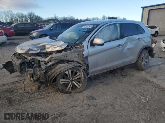 2020 Mitsubishi Outlander Sport ES 2.0 with VIN JA4AR3AU4LU005089, listed as a Copart auction lot 41668295 with 0 mi miles and Salvage Title. Bid and sale history available at carsss.com. Image 1.