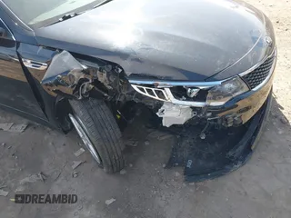 2018 Kia Optima LX with VIN 5XXGT4L32JG249287, listed as a IAAI auction lot 41701434 with 92,390 mi miles and . Bid and sale history available at DreamBid. Image 6.