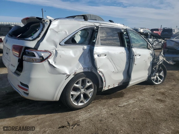 2016 Kia Sorento SX with VIN 5XYPK4A50GG107788, listed as a Copart auction lot 46645685 with 0 mi miles and Salvage Title. Bid and sale history available at carsss.com. Image 3.