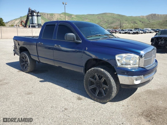 2007 Dodge Ram 1500 SLT with VIN 1D7HA18P57J635815, listed as a Copart auction lot 49692255 with 153,274 mi miles and Salvage Title. Bid and sale history available at carsss.com. Image 4.