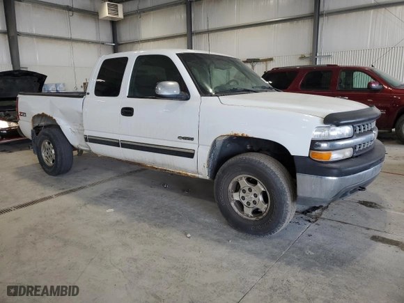 2001 Chevrolet Silverado 1500 LS with VIN 1GCEK19T21E163000, listed as a Copart auction lot 51509455 with 182,528 mi miles and Salvage Title. Bid and sale history available at carsss.com. Image 4.