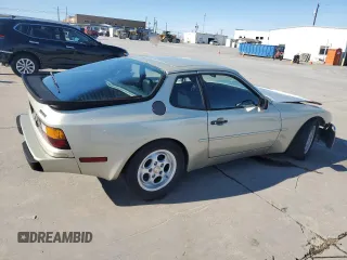 1984 Porsche 944 with VIN WP0AA0948EN456684, listed as a Copart auction lot 85347214 with 21,213 mi miles and Clean Title. Bid and sale history available at carsss.com. Image 3.