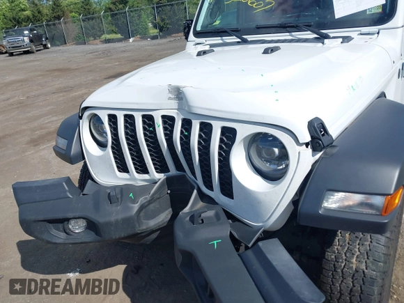 2024 Jeep Wrangler Sport S with VIN 1C4PJXDNXRW108968, listed as a IAAI auction lot 42326607 with 44,259 mi miles and . Bid and sale history available at DreamBid. Image 6.