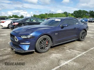2019 Ford Mustang GT z VIN 1FA6P8CF0K5146673, wystawiony jako Copart lot #55884395 z przebiegiem 37 999 mil mil oraz Szkoda całkowita • Salvage title. Historia ofert i sprzedaży dostępna na DreamBid. Obrazek 1.