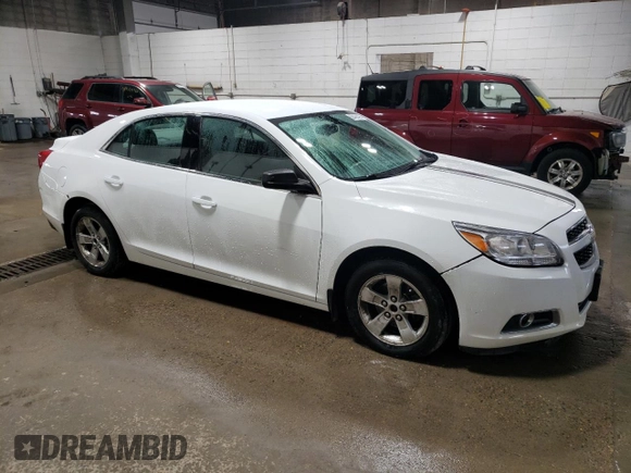 2013 Chevrolet Malibu LS with VIN 1G11B5SA7DF354840, listed as a Copart auction lot 55428395 with 94,321 mi miles and Salvage Title. Bid and sale history available at DreamBid. Image 4.