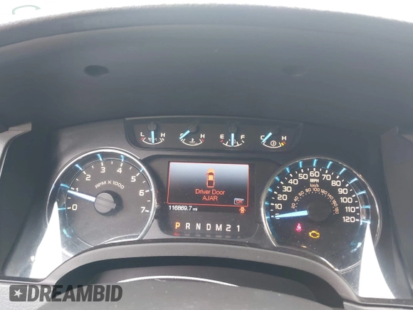 2011 Ford F-150 XL with VIN 1FTFW1EF3BFA37040, listed as a IAAI auction lot 41912678 with 116,869 mi miles. Bid and sale history available at carsss.com. Image 7.