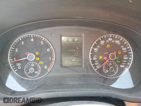 2014 Volkswagen Passat Wolfsburg Edition with VIN 1VWAS7A30EC074232, listed as a Copart auction lot 86975554 with 197,060 mi miles and Salvage title. Bid and sale history available at DreamBid. Image 9.