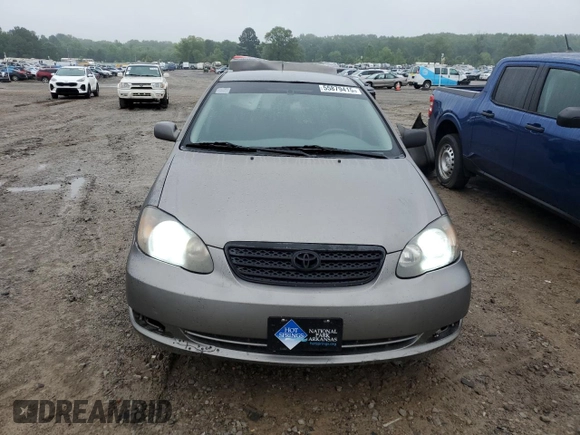 2005 Toyota Corolla CE with VIN 1NXBR32E65Z40L210, listed as a Copart auction lot 55879415 with 205,158 mi miles and Clean title. Bid and sale history available at DreamBid. Image 5.