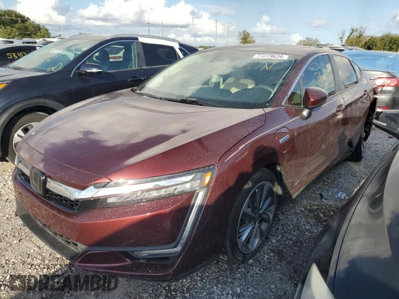 2018 Honda Clarity Plug-In Hybrid with VIN JHMZC5F13JC006501, listed as a Copart auction lot 77279634 with 54,243 mi miles and Non Repairable. Bid and sale history available at carsss.com. Image 1.