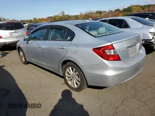 2012 Honda Civic EX with VIN 2HGFB2F88CH547273, listed as a Copart auction lot 75129954 with 206,681 mi miles and Clean Title. Bid and sale history available at DreamBid. Image 2.