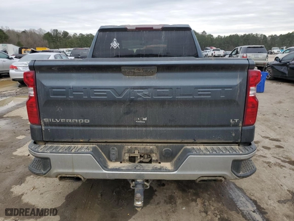 2019 Chevrolet Silverado 1500 LT with VIN 3GCUYDED5KG177722, listed as a Copart auction lot 43308115 with 145,273 mi miles and Salvage Title. Bid and sale history available at carsss.com. Image 6.
