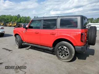 2024 Ford Bronco Outer Banks with VIN 1FMDE8BH3RLB07202, listed as a Copart auction lot 55142595 with 5,822 mi miles and Salvage title. Bid and sale history available at DreamBid. Image 2.