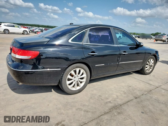 2008 Hyundai Azera Limited with VIN KMHFC46FX8A302689, listed as a Copart auction lot 61566085 with 162,715 mi miles and Clean title. Bid and sale history available at DreamBid. Image 3.