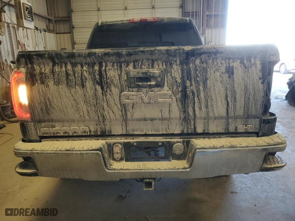 2018 GMC Sierra 1500 SLT with VIN 3GTU2NEJ9JG227498, listed as a Copart auction lot 42047155 with 180,738 mi miles and Salvage Title. Bid and sale history available at carsss.com. Image 6.