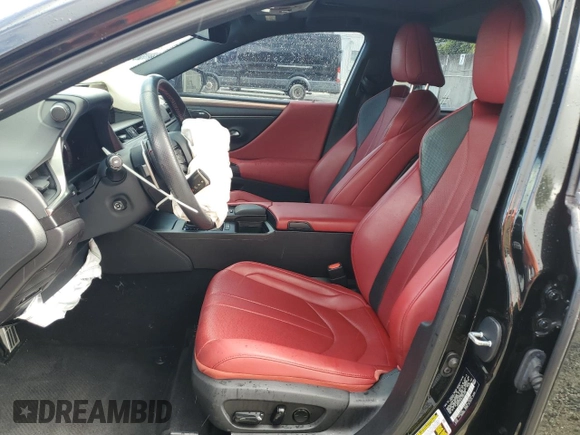 2020 Lexus ES 350 F Sport with VIN 58AGZ1B15LU057618, listed as a Copart auction lot 55978645 with 56,891 mi miles and Non repairable. Bid and sale history available at DreamBid. Image 7.