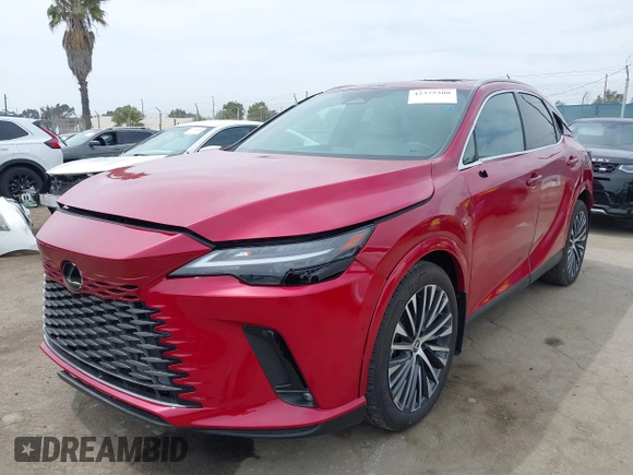 2023 Lexus RX 350h z VIN 2T2BBMCA9PC014179, wystawiony jako IAAI lot #42375208 z przebiegiem 9525 mil mil oraz . Historia ofert i sprzedaży dostępna na DreamBid. Obrazek 17.
