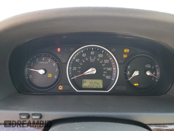 2006 Hyundai Sonata GLS with VIN 5NPEU46F06H057128, listed as a Copart auction lot 47275095 with 222,769 mi miles and Salvage Title. Bid and sale history available at DreamBid. Image 9.