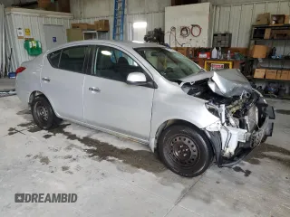 2012 Nissan Versa SV with VIN 3N1CN7AP3CL898221, listed as a Copart auction lot 56211865 with 90,452 mi miles and Salvage title. Bid and sale history available at DreamBid. Image 4.