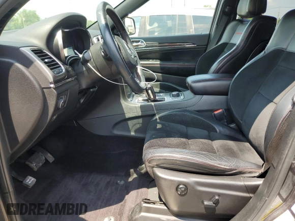 2017 Jeep Grand Cherokee Trailhawk with VIN 1C4RJFLG1HC821666, listed as a Copart auction lot 58711535 with 109,578 mi miles and Salvage title. Bid and sale history available at DreamBid. Image 7.