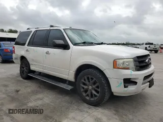 2017 Ford Expedition Limited with VIN 1FMJU1KT5HEA44446, listed as a Copart auction lot 55513055 with 130,912 mi miles and Salvage title. Bid and sale history available at DreamBid. Image 4.