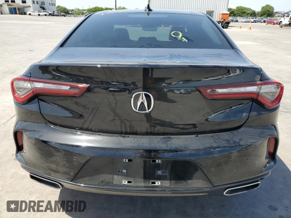 2024 Acura TLX Technology with VIN 19UUB5F43RA000103, listed as a Copart auction lot 61647254 with 8,929 mi miles and Salvage Title. Bid and sale history available at DreamBid. Image 6.