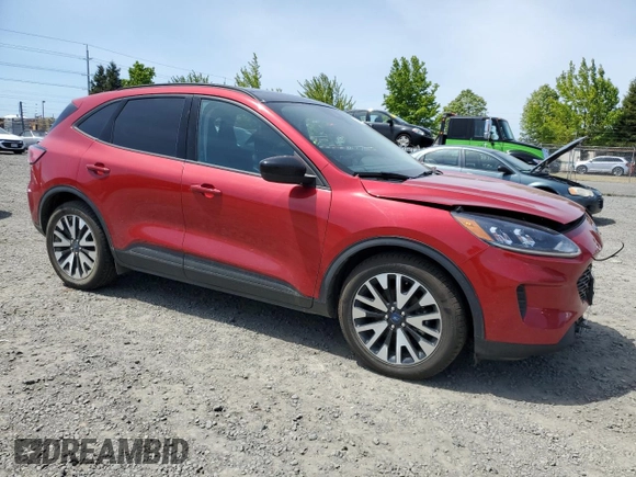 2020 Ford Escape SE Sport Hybrid with VIN 1FMCU0BZ6LUC54396, listed as a Copart auction lot 56566285 with 70,254 mi miles and Salvage title. Bid and sale history available at DreamBid. Image 4.