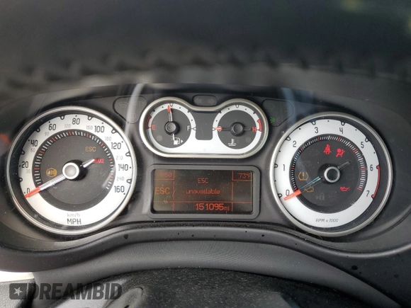 2014 FIAT 500L Trekking with VIN ZFBCFADH2EZ003859, listed as a Copart auction lot 54135675 with 151,095 mi miles and Salvage Title. Bid and sale history available at DreamBid. Image 9.