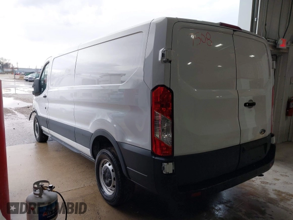 2023 Ford Transit Cargo with VIN 1FTBR1Y87PKA20405, listed as a IAAI auction lot 41907508 with 26,846 mi miles and . Bid and sale history available at DreamBid. Image 3.